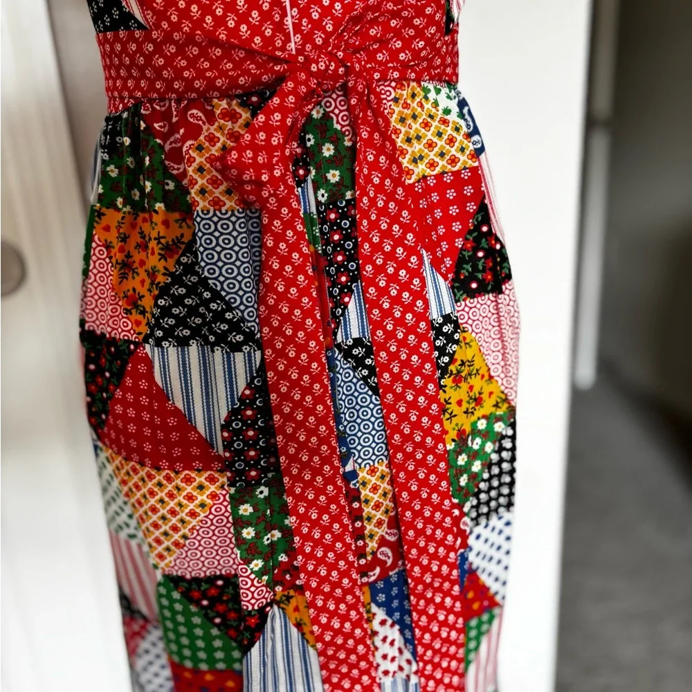 OOAK Vintage Gilead patchwork dress quilt Dress size small patterned - Picture 7 of 12